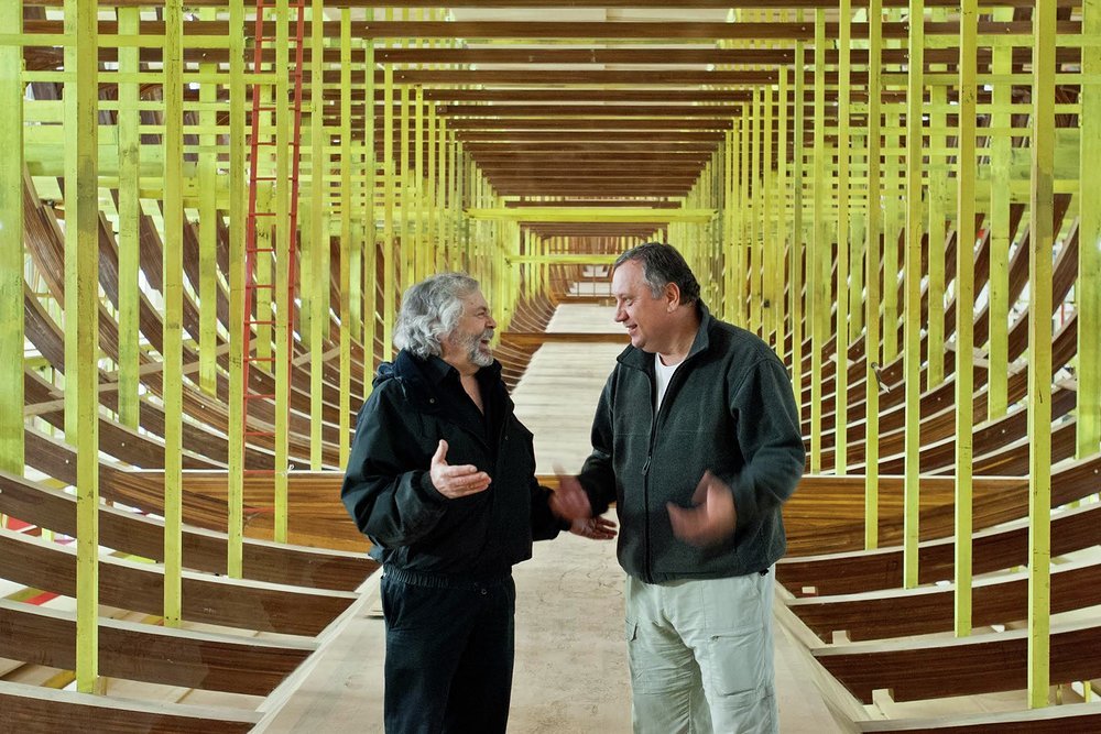 SYMPHONY - Building the largest sailing yacht in the world.