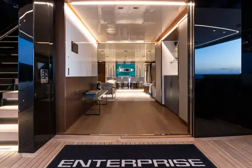 Main deck aft view forward